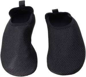 1Pair Non Slip Silicone Yoga Socks for and Thickened Foot Cover Black Enhanced Stability and Balance for Adults