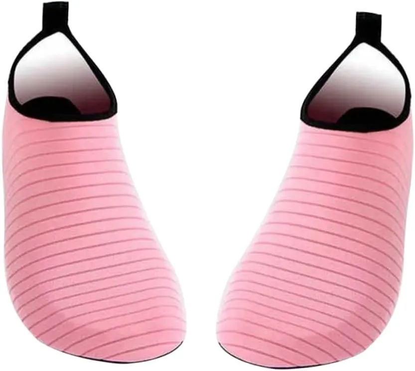 1Pair Silicone Non Slip Fitness Socks for Yoga and Dance Thickened Socks Pink Enhanced Grip for Stability and Balance