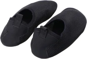 1Pair Silicone Non Slip Yoga Socks Thickened Indoor Foot Cover for Enhanced Stability Black for Ballet and Gym Workouts