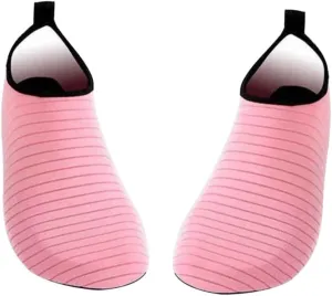 1Pair Silicone Non Slip Yoga Socks Thickened Socks for and Pink Durable Grip Design for Enhanced Stability and Balance