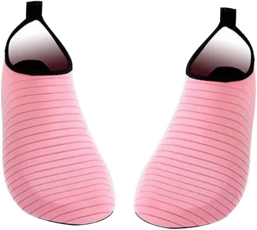 1Pair Silicone Non Slip Yoga Socks Thickened Socks for and Pink Durable Grip Design for Enhanced Stability and Balance