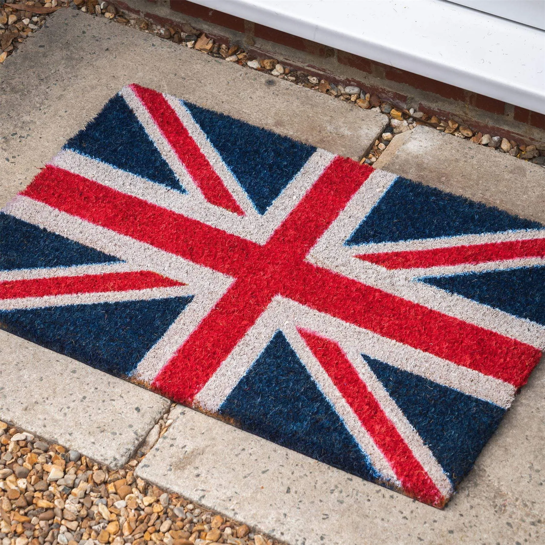 60cm x 40cm Union Jack Coir Door Mat - By Nicola Spring