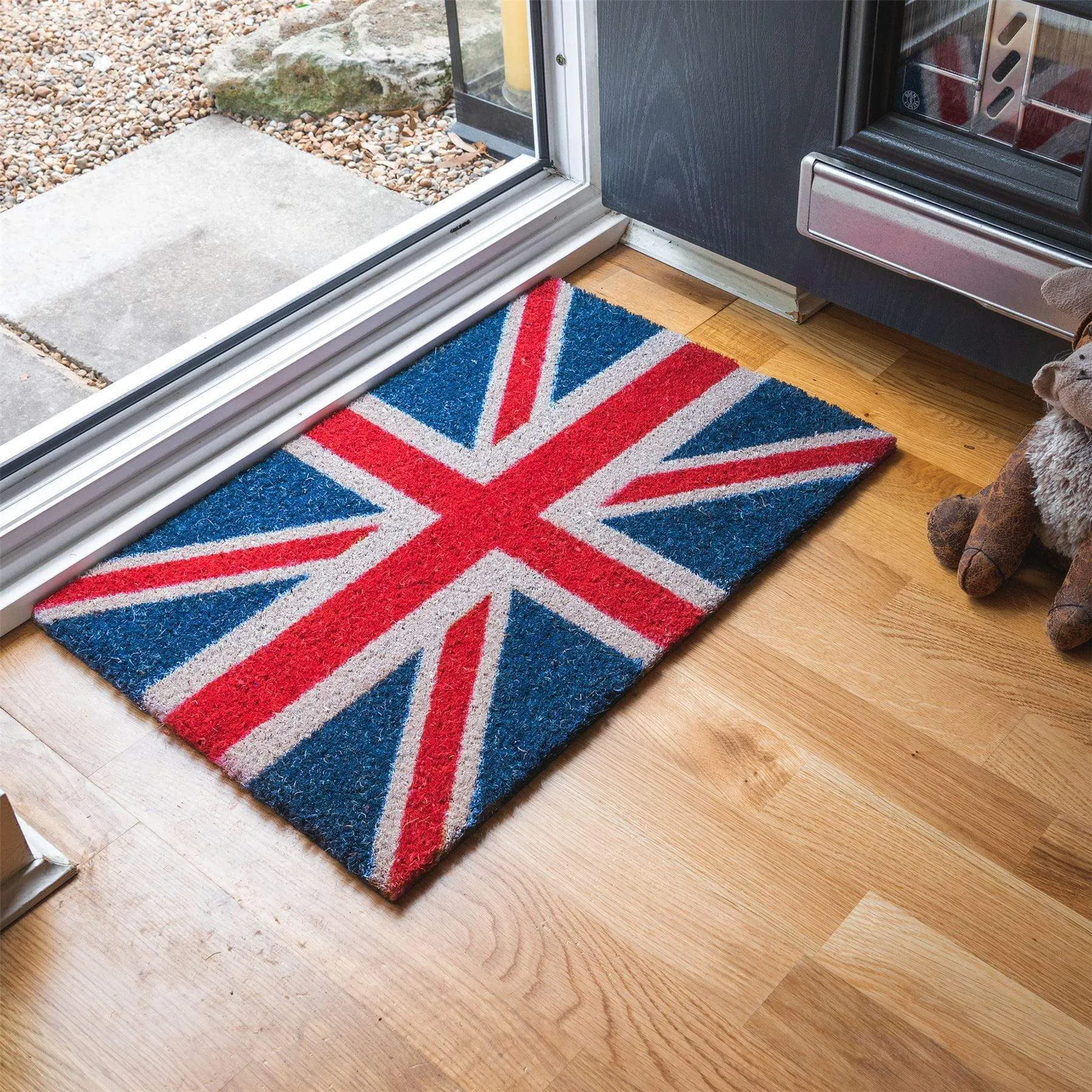 60cm x 40cm Union Jack Coir Door Mat - By Nicola Spring