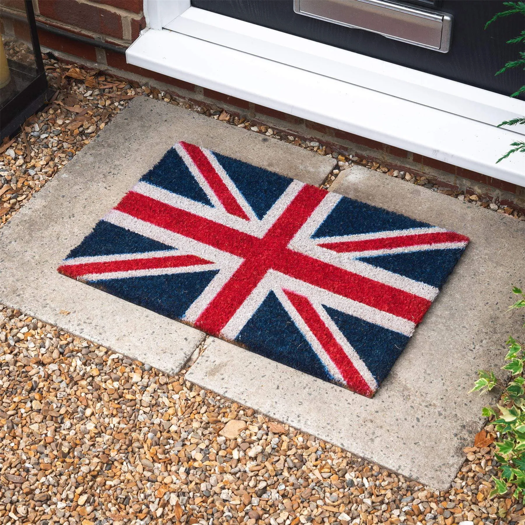 60cm x 40cm Union Jack Coir Door Mat - By Nicola Spring