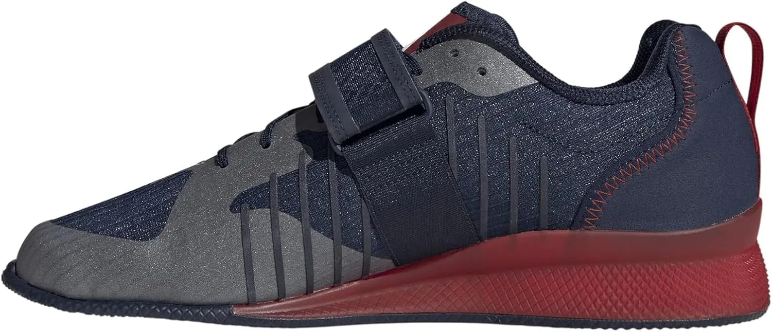 adidas Women's Shoes Adipower Weightlifting 3 Team Navy Blue/White/Better Scarlet Men's 8.5, 9.5 Medium