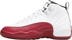 Air Jordan 12 Retro Big Kids Shoes Size-5 White/Black-Varsity Red