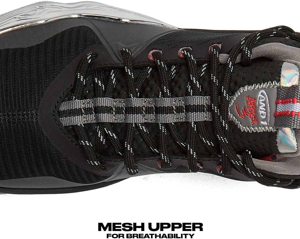 AND1 Girls & Boys Basketball Shoes Kids, Boys High Top Sneakers, Youth Size 1 to 7 Kids Basketball Shoes Boys