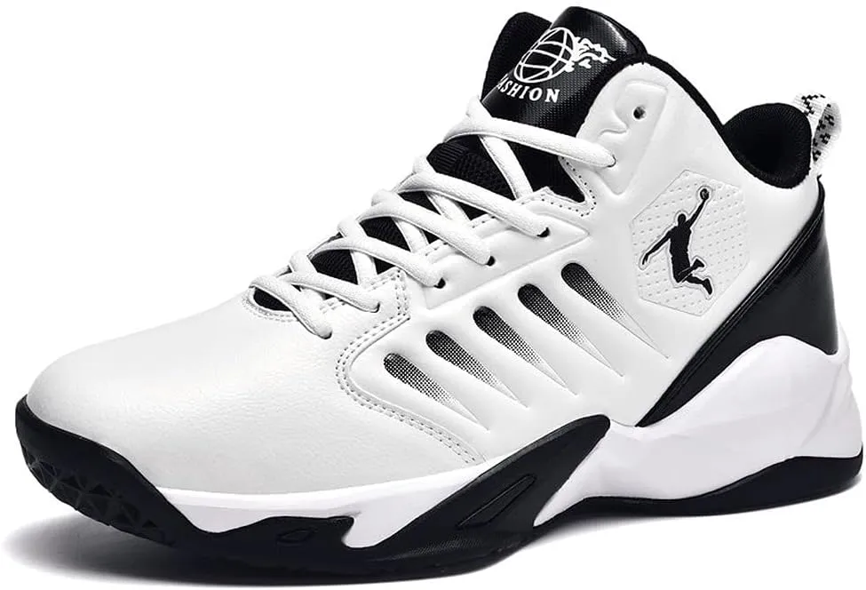 Autumn Basketball Men's Basketball & Running Shoes, Black, Red, White