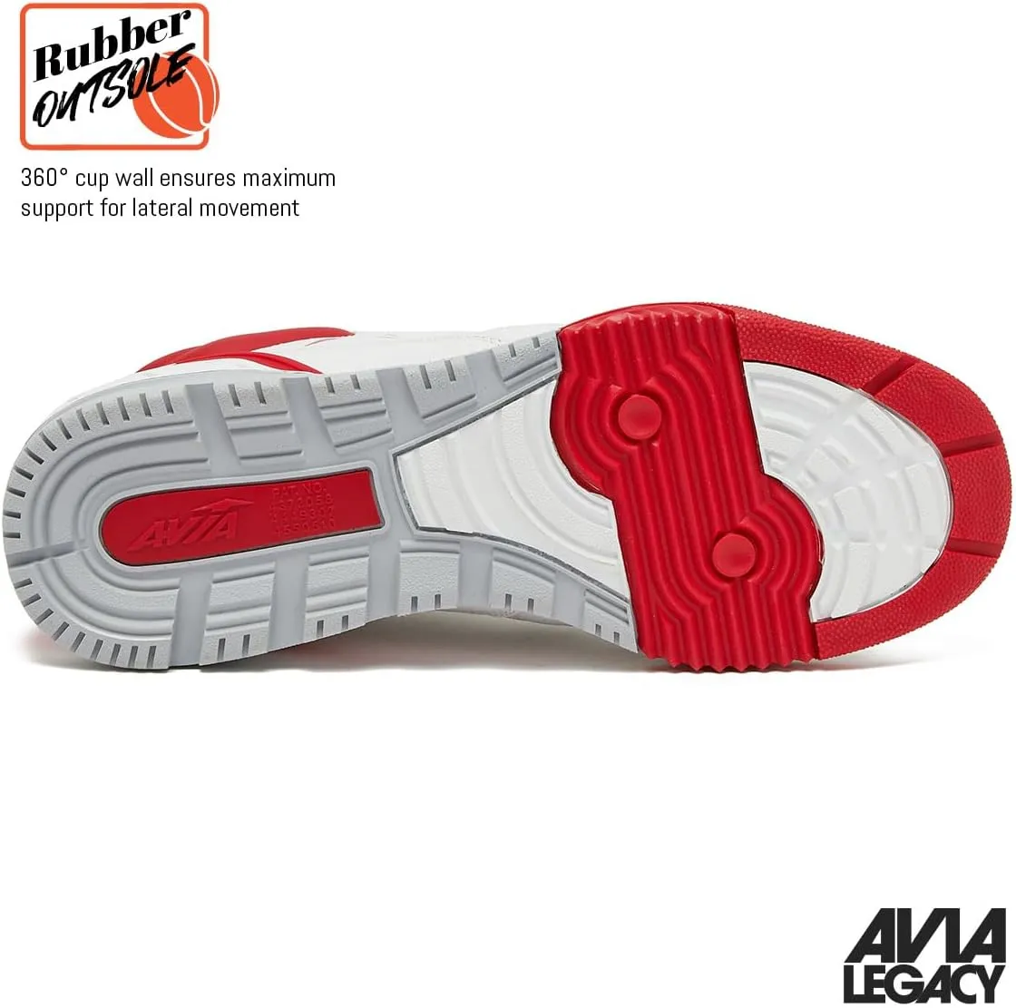Avia 855 Mens Basketball Shoes, Low Top Retro Sneakers for Indoor or Outdoor, Street or Court, Sizes 7 to 15