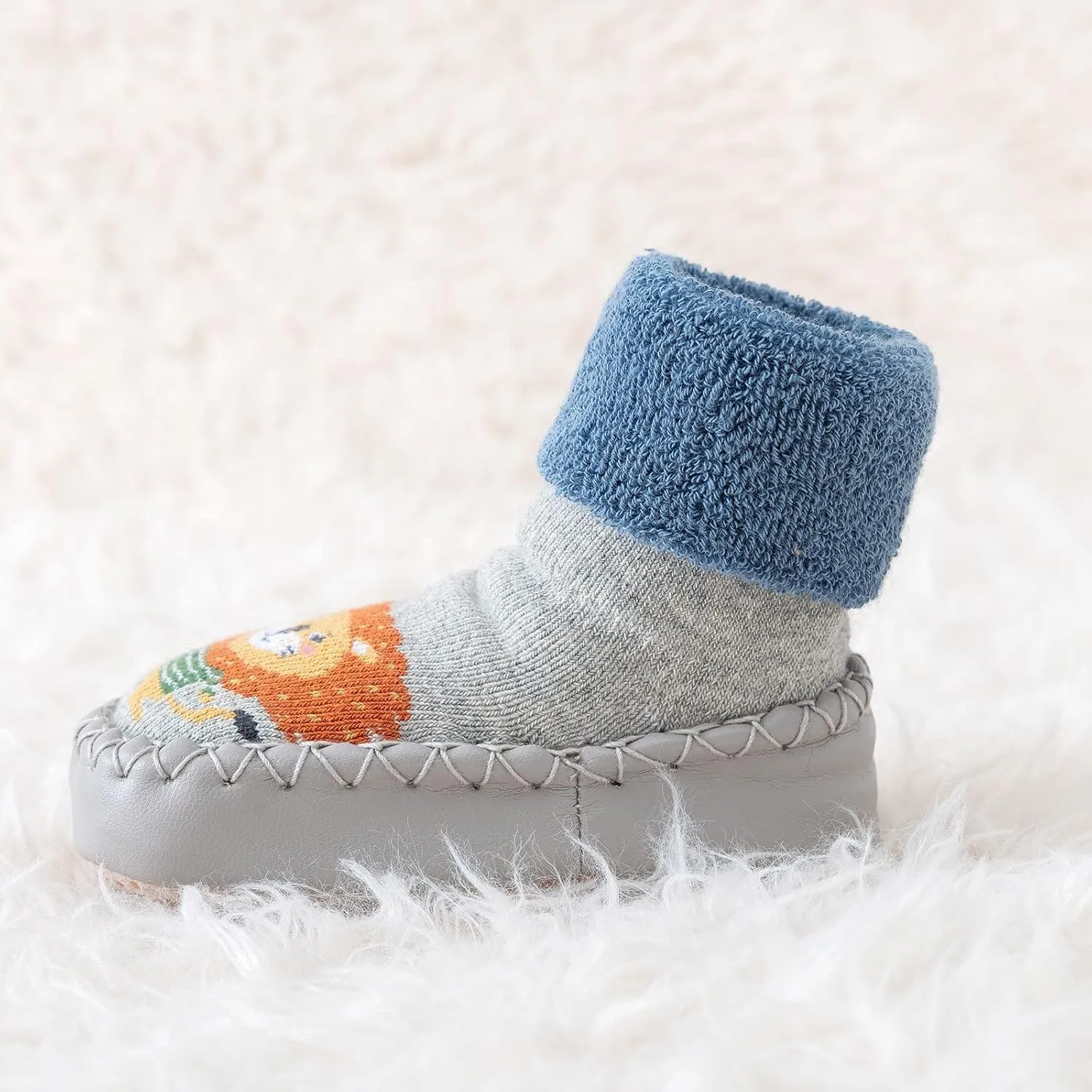 Baby Girl Shoes,Autumn Winter Baby Shoes Cute Rabbit Bear Cartoon Children Cotton Warm Soft Non Slip Floor Boots