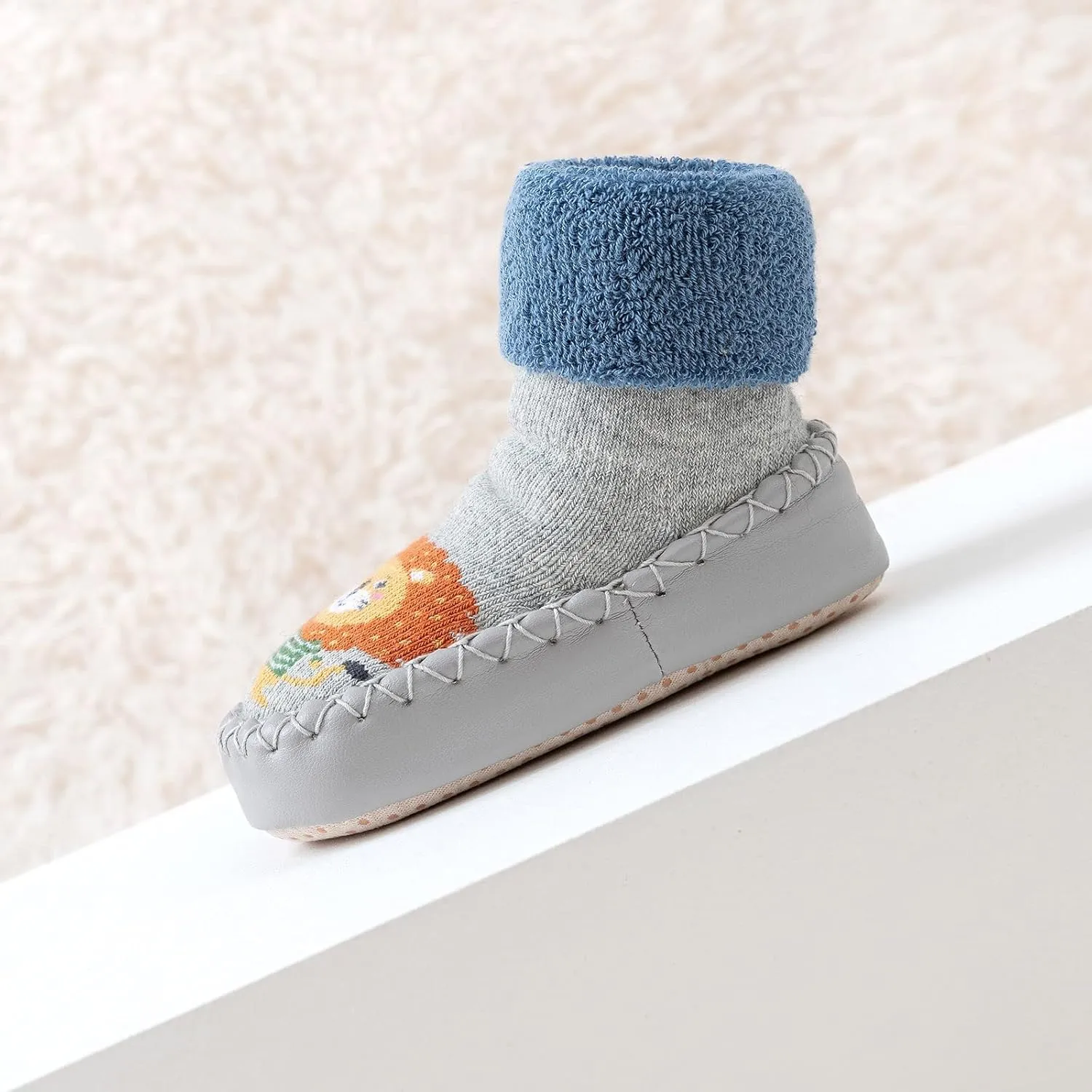Baby Girl Shoes,Autumn Winter Baby Shoes Cute Rabbit Bear Cartoon Children Cotton Warm Soft Non Slip Floor Boots
