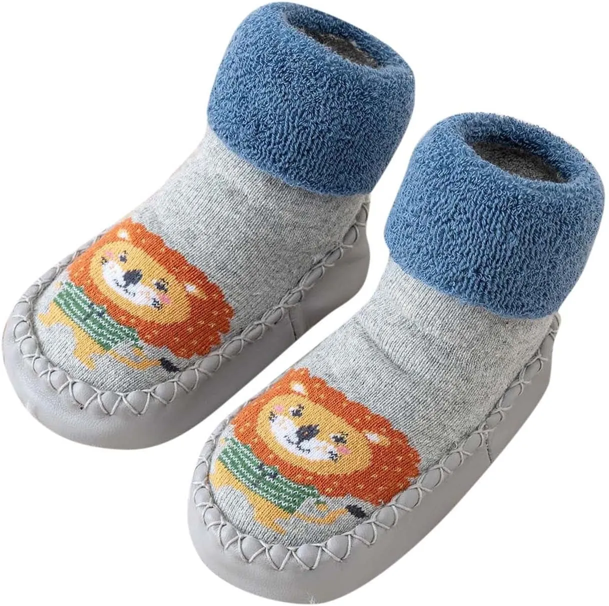 Baby Girl Shoes,Autumn Winter Baby Shoes Cute Rabbit Bear Cartoon Children Cotton Warm Soft Non Slip Floor Boots