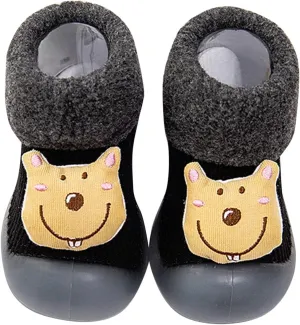 Baby Girl Shoes,Infant Toddle Footwear Winter Shoes Bottom Indoor Non Slip Warm Floor Cartoon Socks Shoes Work Shoes