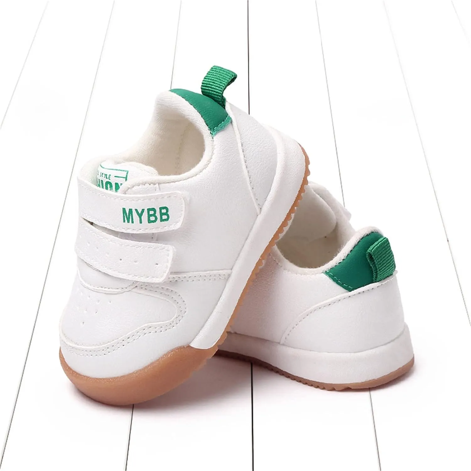 Baby High Top Shoes Infant Boys Girls First Walking Shoes Non-Slip Pu Leather Sneakers Crib Shoes Newborn Loafer Flats