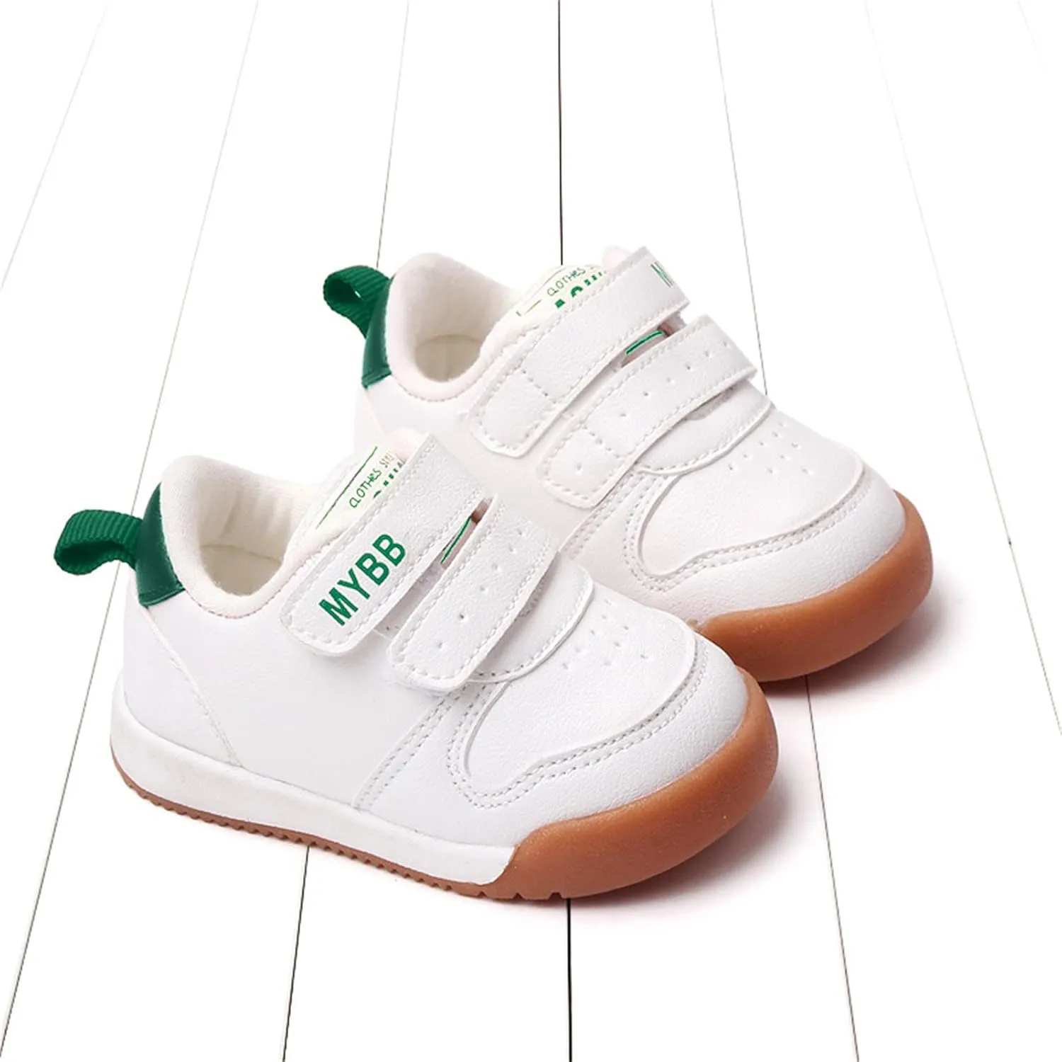 Baby High Top Shoes Infant Boys Girls First Walking Shoes Non-Slip Pu Leather Sneakers Crib Shoes Newborn Loafer Flats