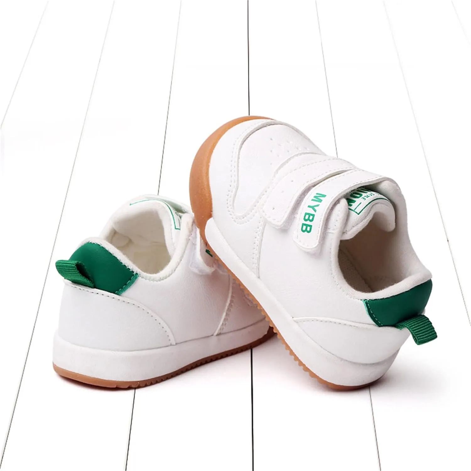 Baby High Top Shoes Infant Boys Girls First Walking Shoes Non-Slip Pu Leather Sneakers Crib Shoes Newborn Loafer Flats