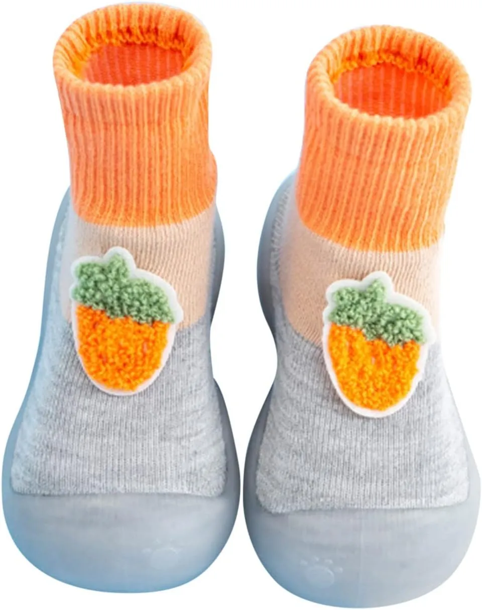 Baby Shoes,Infant Boys Girls Animal Cartoon Socks Shoes Fleece WarmThe Floor Socks Non Slip Prewalker Shoes