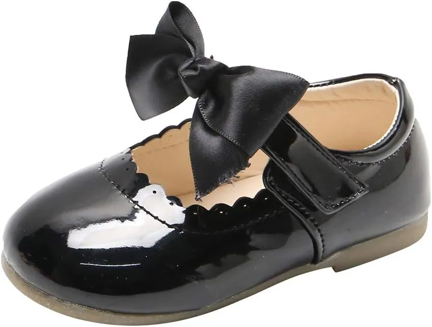 Baby Sneakers Girl Leather Shoes Princess Kids Toddler Sandals Knot Girls Infant Baby Baby Shoes Big Kid Size 5 Shoes