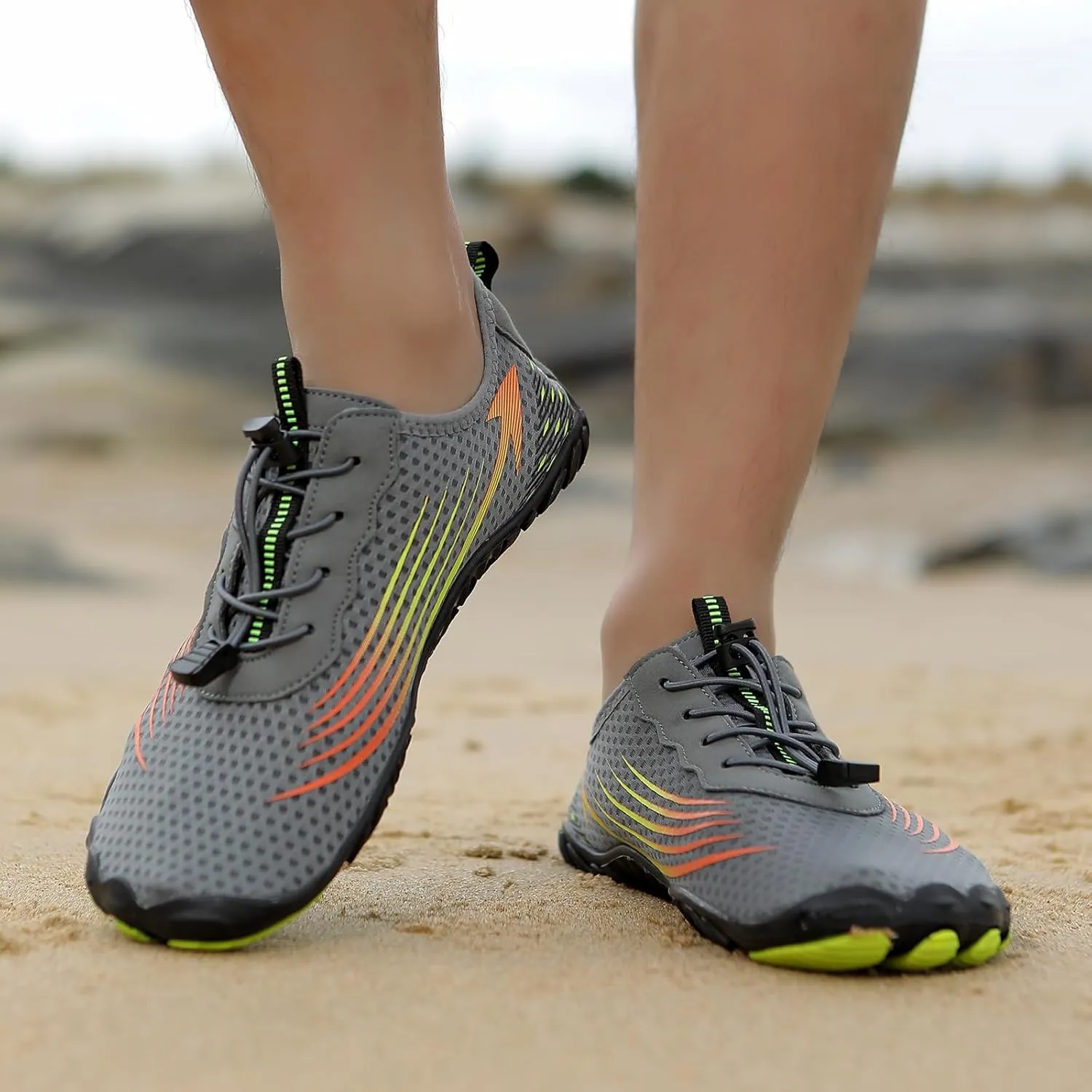Barefoot Water Shoes for Women Men Breathable & Non-Slip Water Shoes, Athletic Wide Toe Water Shoes Quick Dry Zero Drop Trail Running Shoes for Swimming, Walking & Hiking