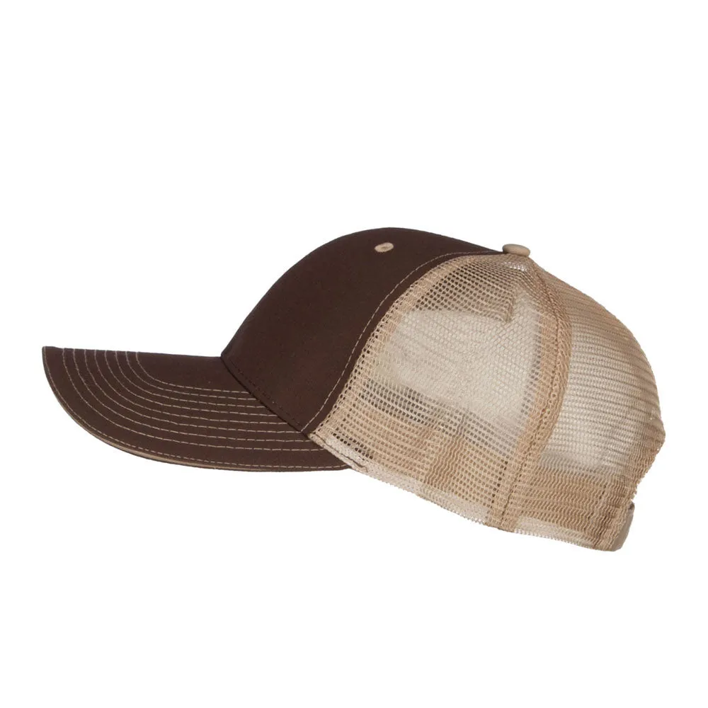 Big Size Garment Washed Cotton Twill Mesh Cap