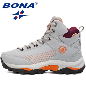 BONA New Popular Style Women Hiking Shoes Outdoor Explore Multi-Fundtion Walking Sneakers Wear-Resistance Sport Shoes For Women BONA New Popular Style Women Hiking Shoes Outdoor Explore Multi-Fundtion Walking Sneakers Wear-Resistance Sport Shoes For Women