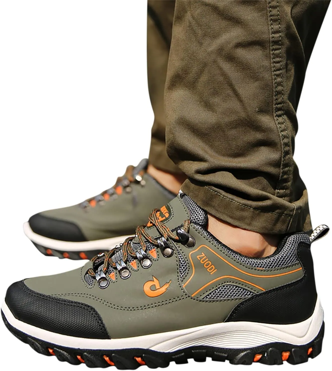 BORAMAX Men's Sneakers Hiking Shoes Running ShoesComfort Casual Shoes Mountaineering Walking Shoes Outdoor Sneakers