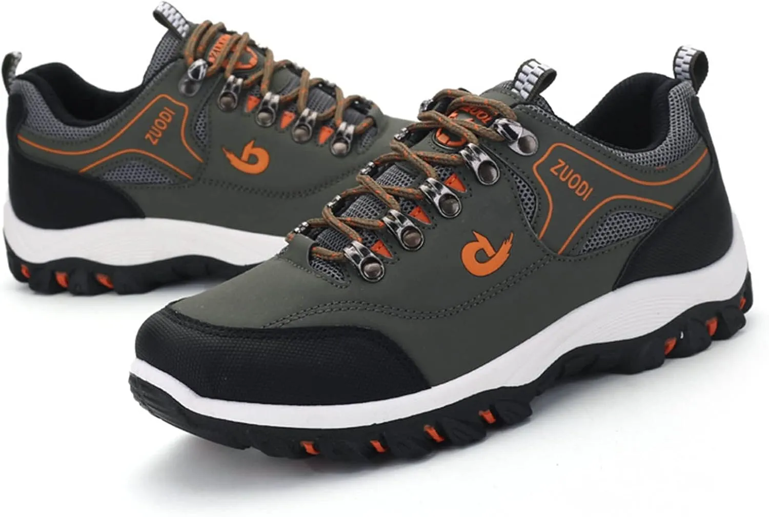 BORAMAX Men's Sneakers Hiking Shoes Running ShoesComfort Casual Shoes Mountaineering Walking Shoes Outdoor Sneakers