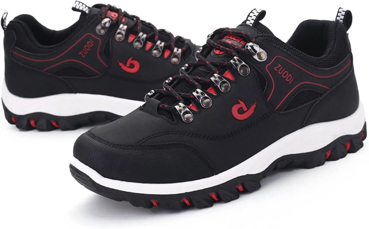 BORAMAX Men's Sneakers Hiking Shoes Running ShoesComfort Casual Shoes Mountaineering Walking Shoes Outdoor Sneakers