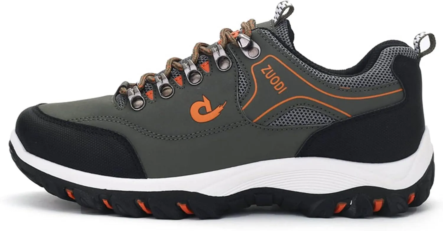 BORAMAX Men's Sneakers Hiking Shoes Running ShoesComfort Casual Shoes Mountaineering Walking Shoes Outdoor Sneakers