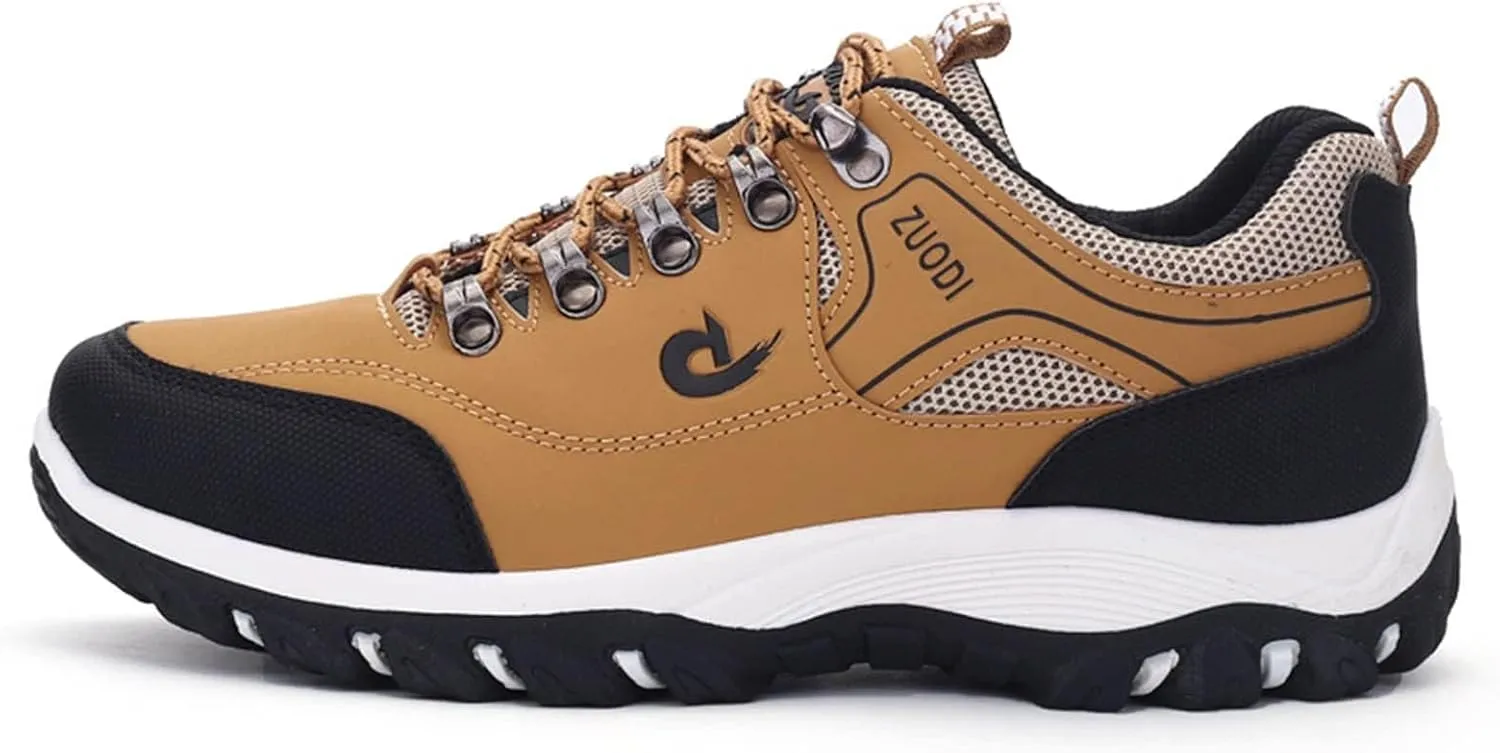 BORAMAX Men's Sneakers Hiking Shoes Running ShoesComfort Casual Shoes Mountaineering Walking Shoes Outdoor Sneakers
