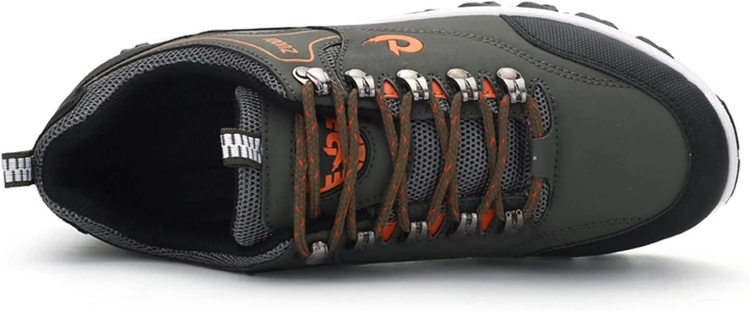 BORAMAX Men's Sneakers Hiking Shoes Running ShoesComfort Casual Shoes Mountaineering Walking Shoes Outdoor Sneakers