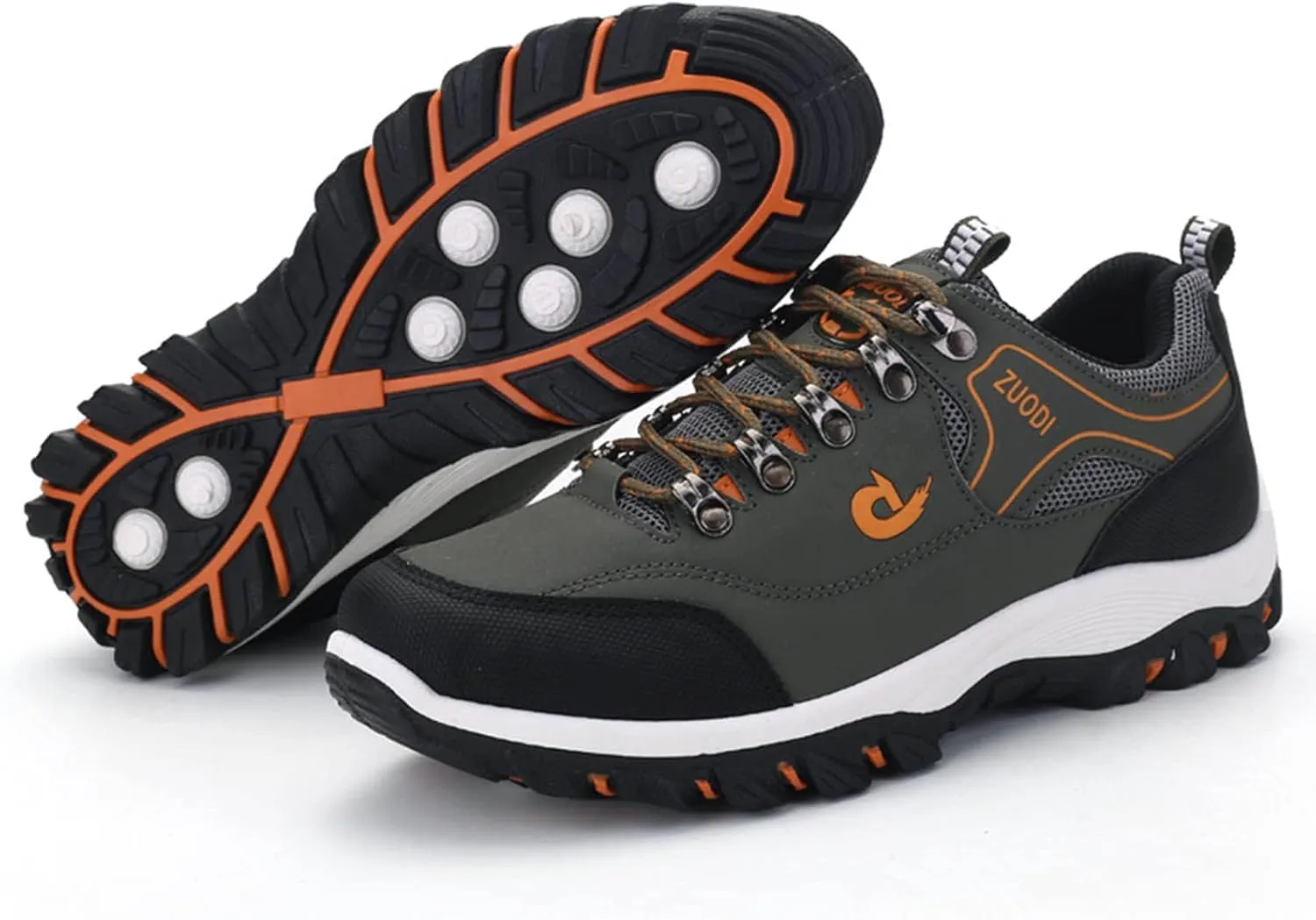 BORAMAX Men's Sneakers Hiking Shoes Running ShoesComfort Casual Shoes Mountaineering Walking Shoes Outdoor Sneakers