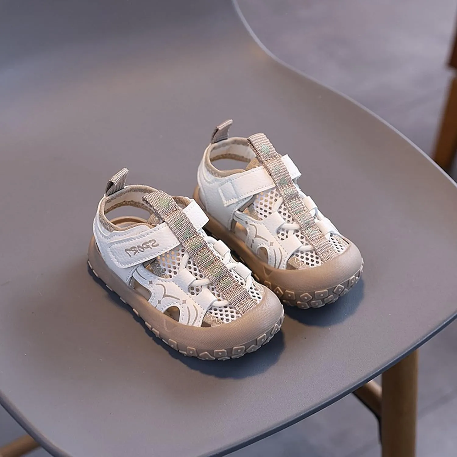 Boys Girls Running Shoes Toddler Big Kids Shoes Boys Girls Breathable Sneakers Athletic Running Casual White Sports