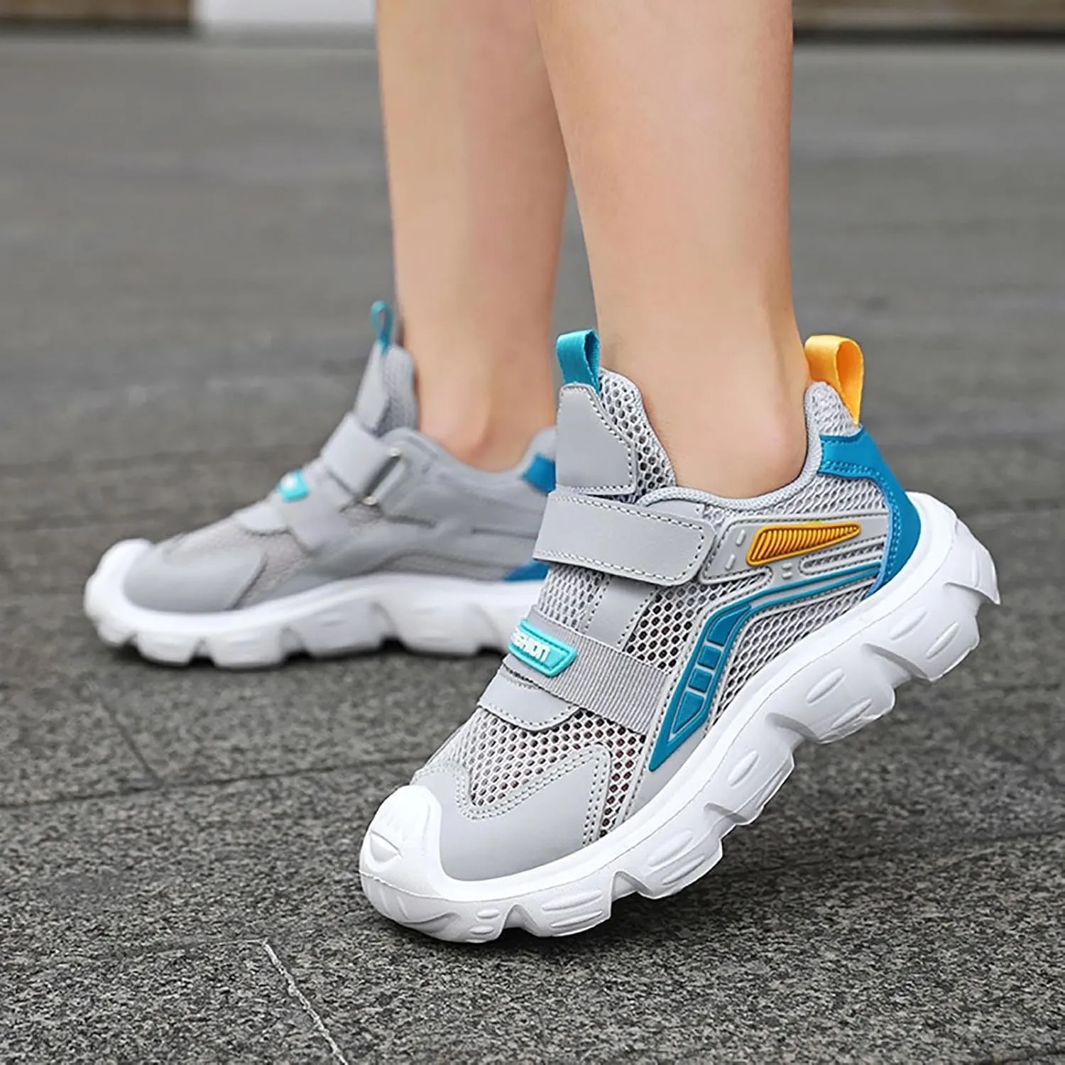 Boys Girls Tennis Basketball Sneakers Kids Lightweight Sneakers for Toddler Running Breathable Sport Athletic Shoes