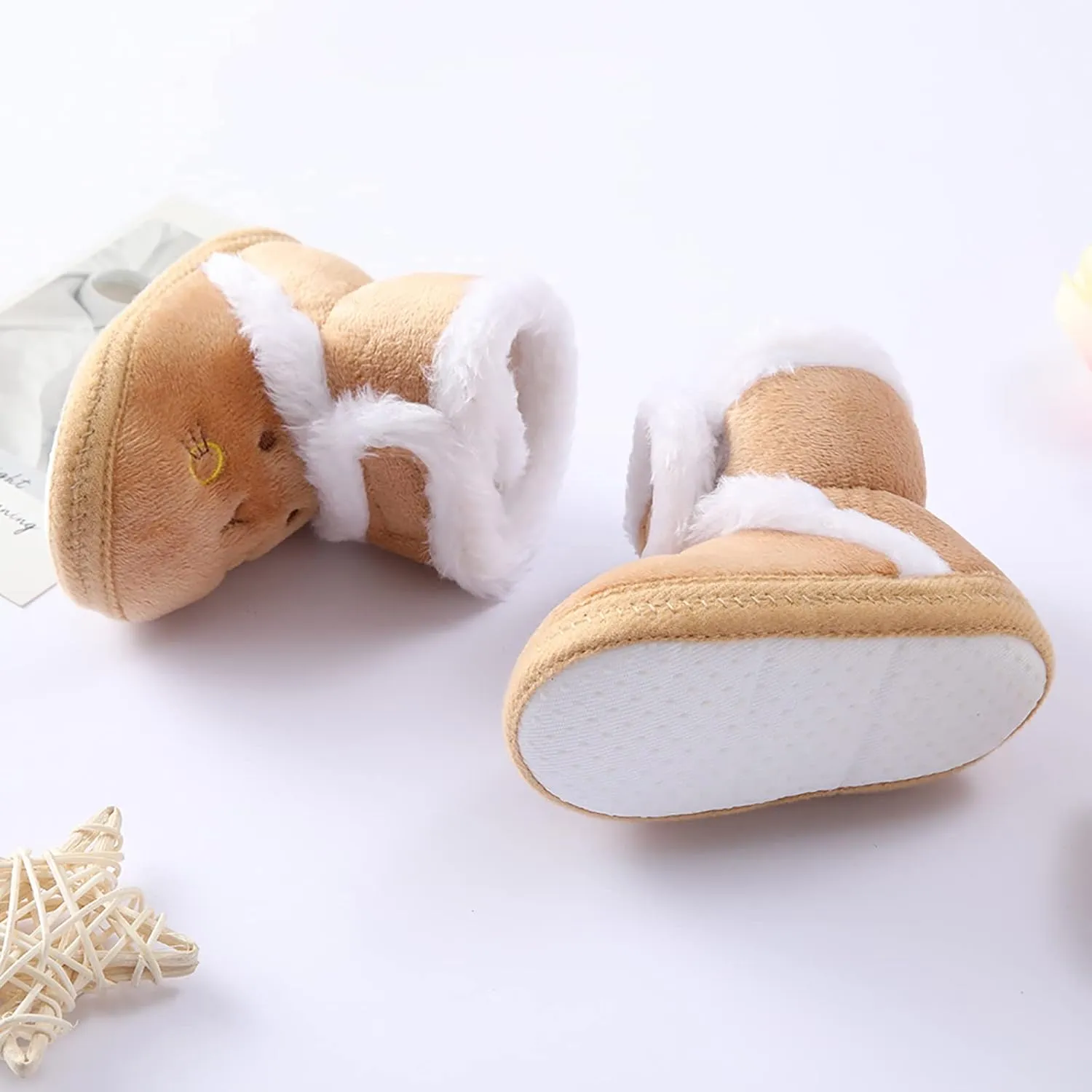 Boys Shoes Girls Booties Snow Shoes Infant Toddler Boys Boots Soft Baby Warming Baby Shoes Work Rite