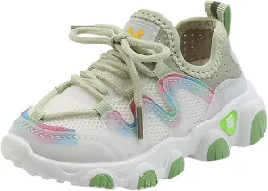 Boys Slip on Shoes Lace Infant Kids Toddler Up Breathable Girls Mesh Baby Shoes Soft Heart Shoes Baby Girl