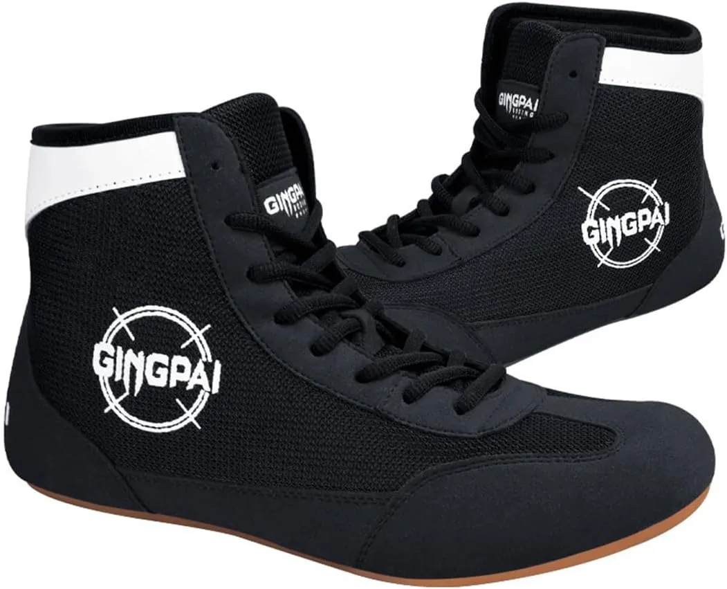 Breathable Wrestling Shoes Lightweight Boxing Training Shoes Mesh Kickboxing Sneakers for Adults Youth Multiple Sizes
