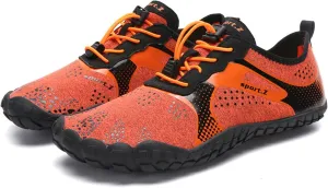 Buhelyc Women Men Water Shoes Breathable Lightweight Mountaineering Casual Sport Shoes Beach Sneakers for Walking Hiking Diving