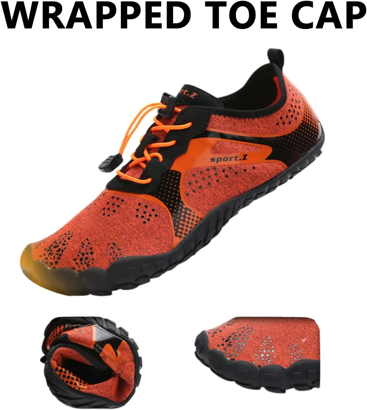 Buhelyc Women Men Water Shoes Breathable Lightweight Mountaineering Casual Sport Shoes Beach Sneakers for Walking Hiking Diving