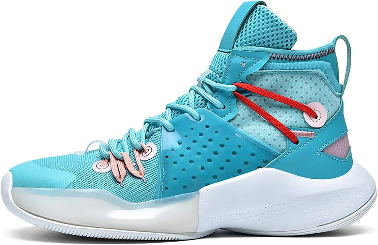 CJSPORX Mens Basketball Shoes Fashion High Top Running Sneakers Lightweight Sport Shoes for Athletic
