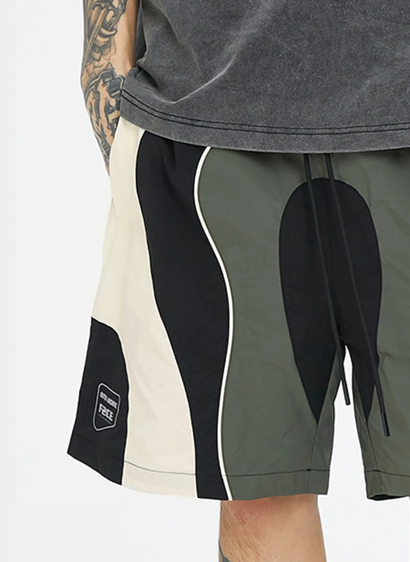 Colorblock Logo Sport Shorts