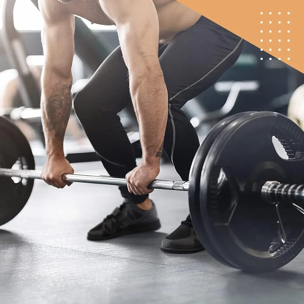 Core Weightlifting Shoes - Squat Shoes for Men and Women  Weight Lifting Shoes for Powerlifting, Deadlifting & Crossfit - Strap and Lace-Up Gym Shoes  Non-Slip Olympic Lifting Shoes with 0.67" Heels