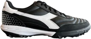 Diadora Calcetto LT Turf Soccer Shoes - Full Grain Leather, Enhanced Cushioning, Anti-Wear Rubber, Synthetic Turf, Optimal Traction and Stability