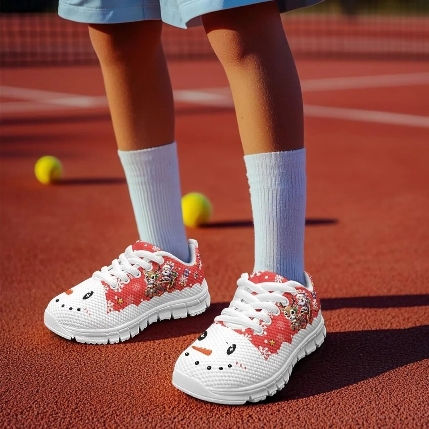 Dolyues Girls Sneakers Fashion Tennis Shoes for Kids Running Athletic Gym Sport Sneaker