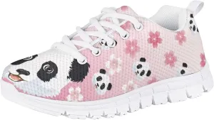 Dolyues Girls Sneakers Fashion Tennis Shoes for Kids Running Athletic Gym Sport Sneaker