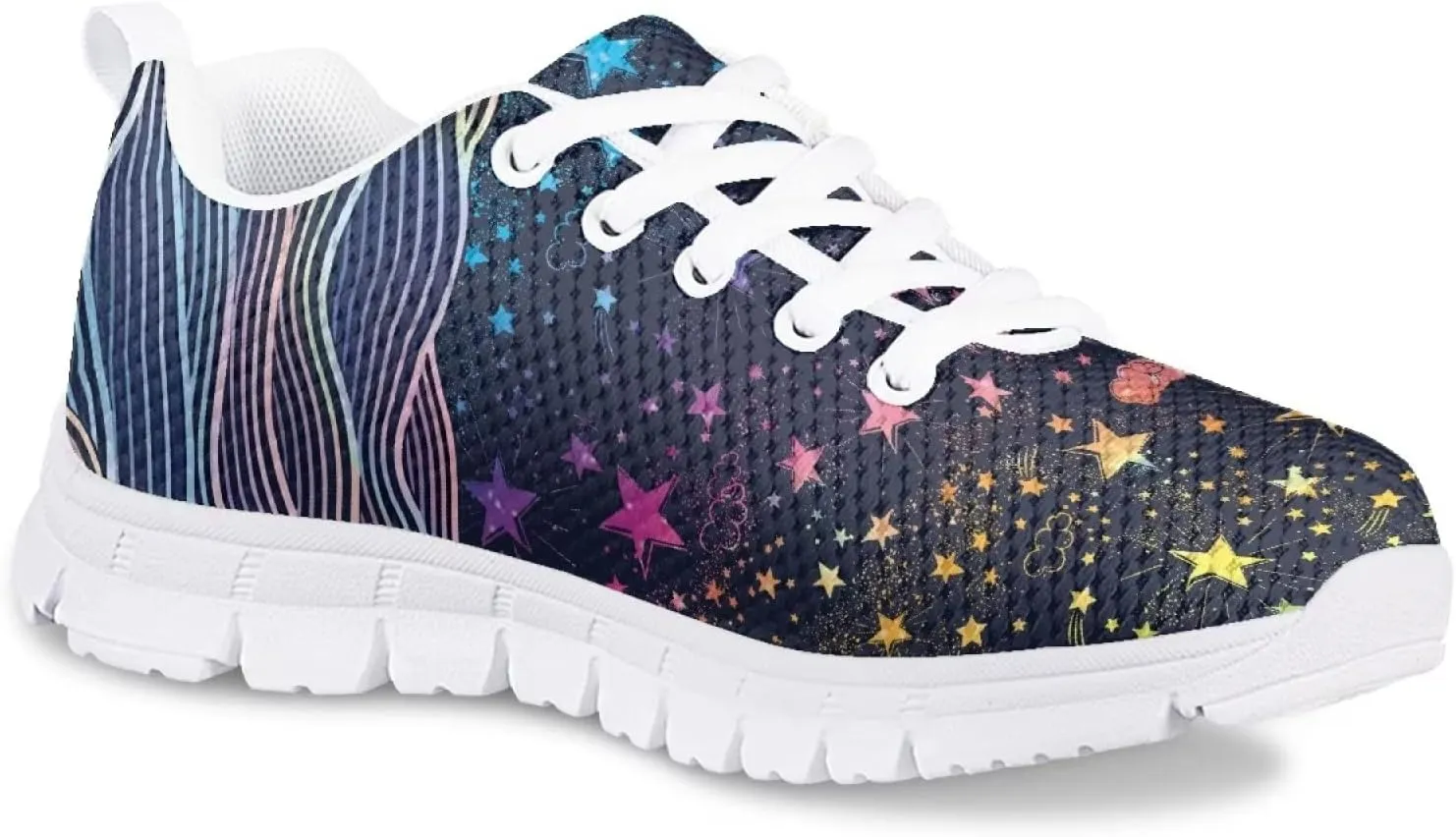 Dolyues Girls Sneakers Fashion Tennis Shoes for Kids Running Athletic Gym Sport Sneaker