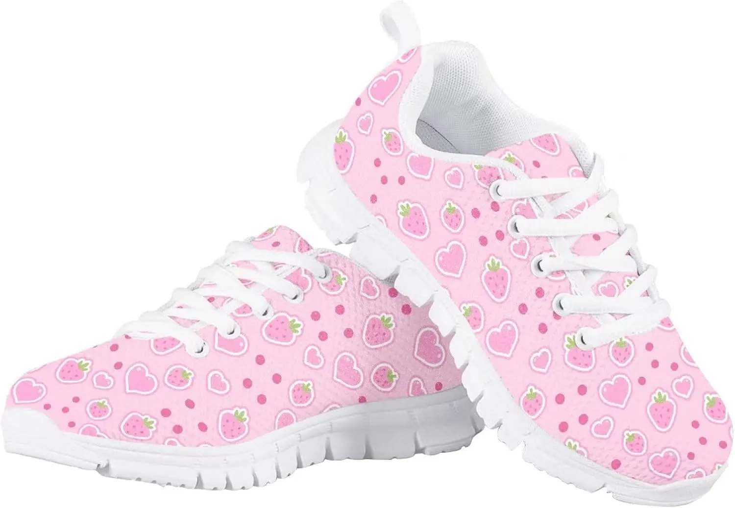 Dolyues Kids Shoes Lightweight Breathable Girls Tennis Sneakers for Running Athletic Walking Gym Sports
