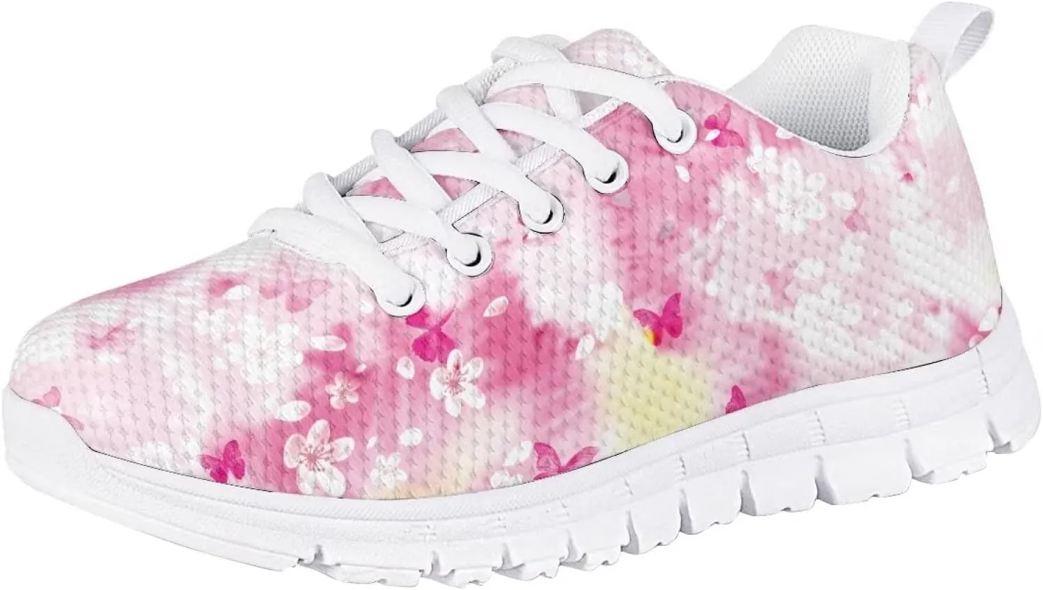 Dolyues Kids Shoes Lightweight Breathable Girls Tennis Sneakers for Running Athletic Walking Gym Sports