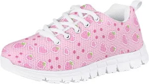 Dolyues Kids Shoes Lightweight Breathable Girls Tennis Sneakers for Running Athletic Walking Gym Sports
