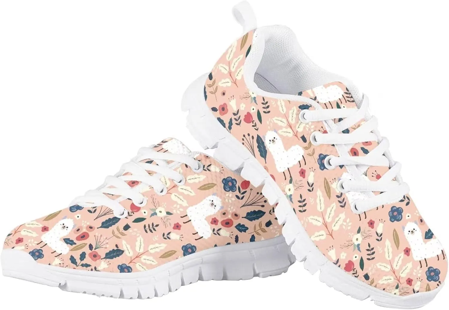 Dolyues Kids Shoes Lightweight Breathable Girls Tennis Sneakers for Running Athletic Walking Gym Sports